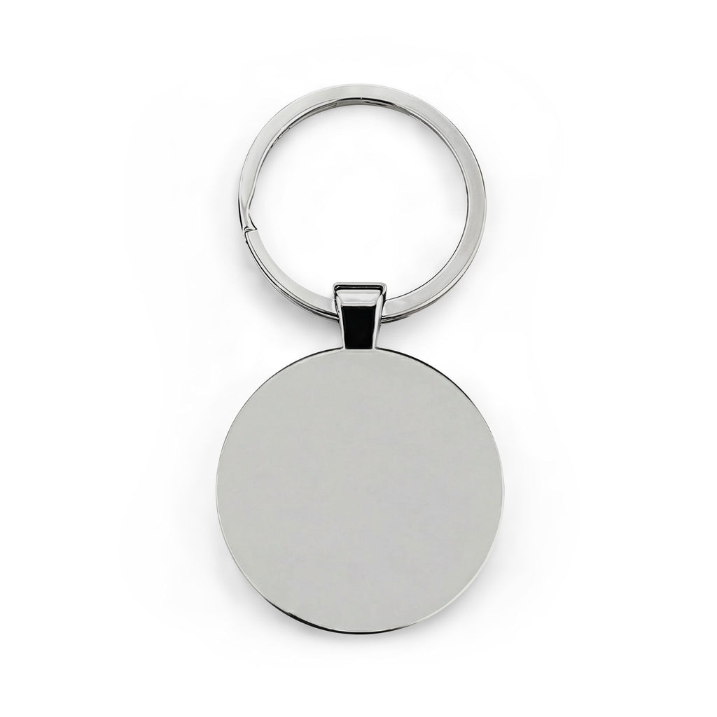 Herschel Museum of Astronomy Round Stainless Steel Keychain — Minimalist Souvenir