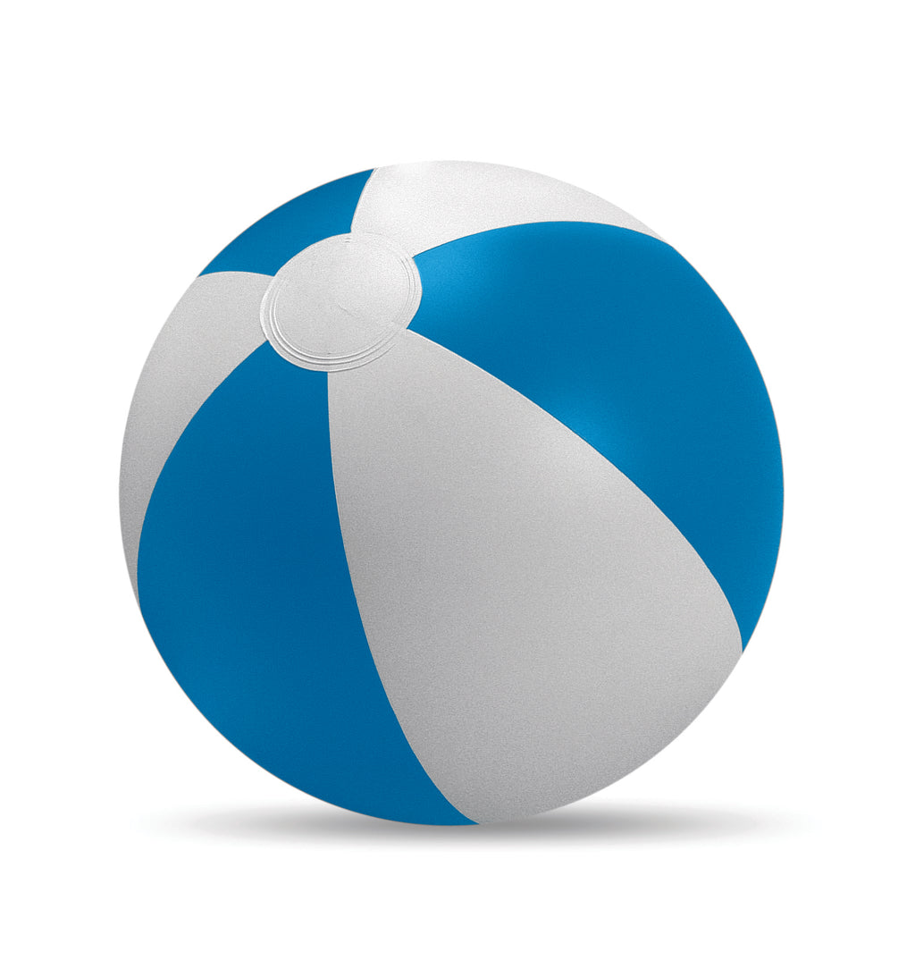 Playtime Inflatable Beach Ball with Coloured Stripes
