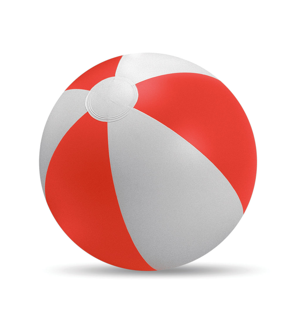 Playtime Inflatable Beach Ball with Coloured Stripes