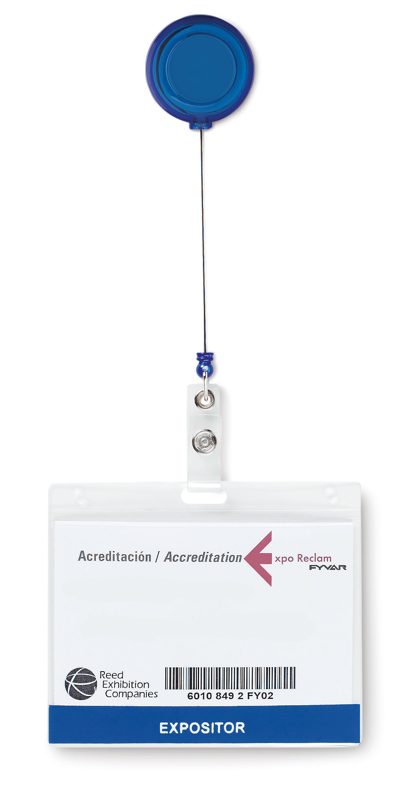 LADES Metallic Clip Badge Holder with Branding