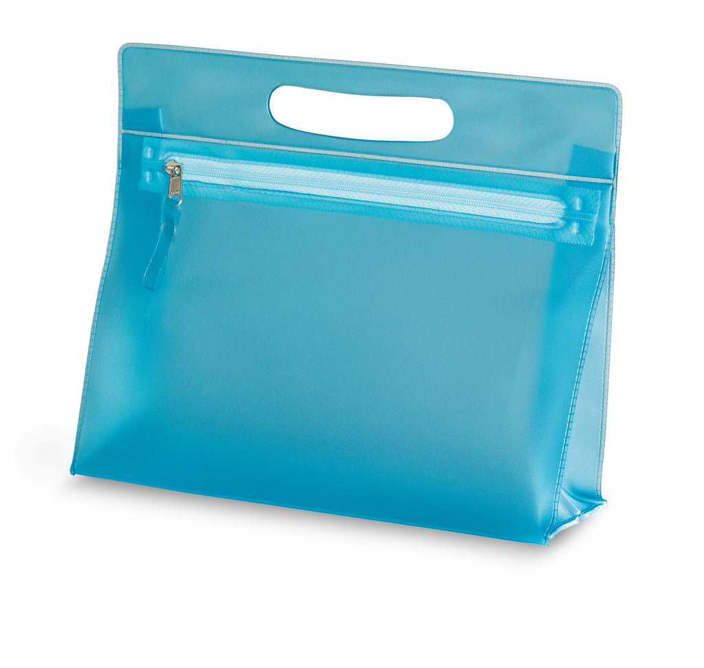 Moonlight Transparent PVC Cosmetic Pouch with Zipper