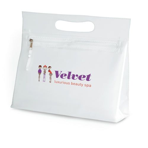 Moonlight Transparent PVC Cosmetic Pouch with Zipper