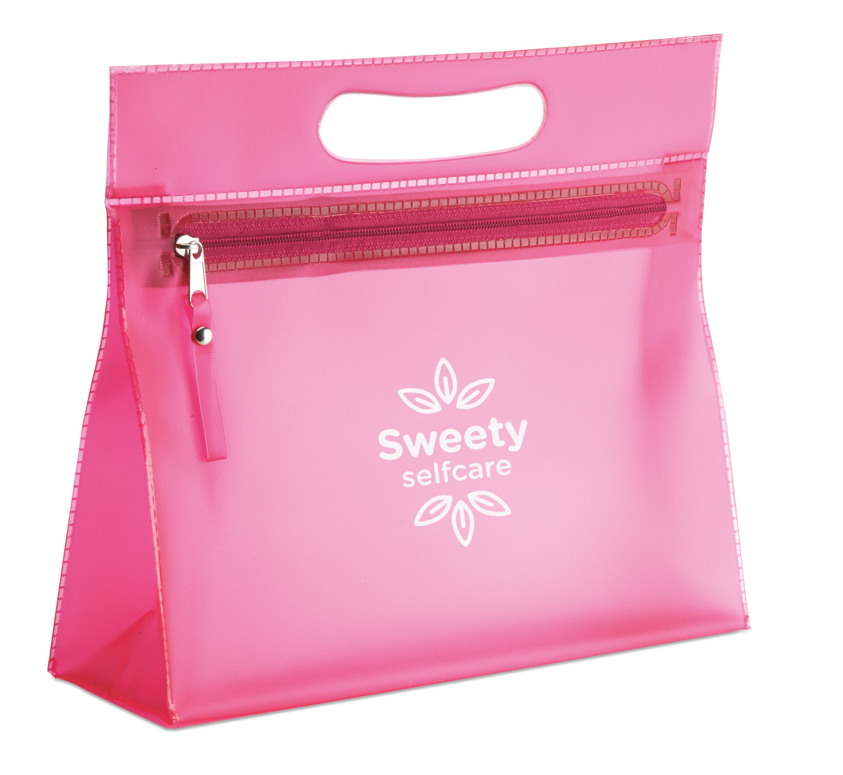 Moonlight Transparent PVC Cosmetic Pouch with Zipper