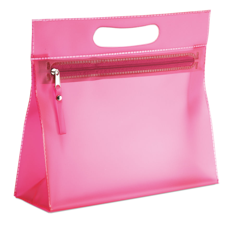 Moonlight Transparent PVC Cosmetic Pouch with Zipper