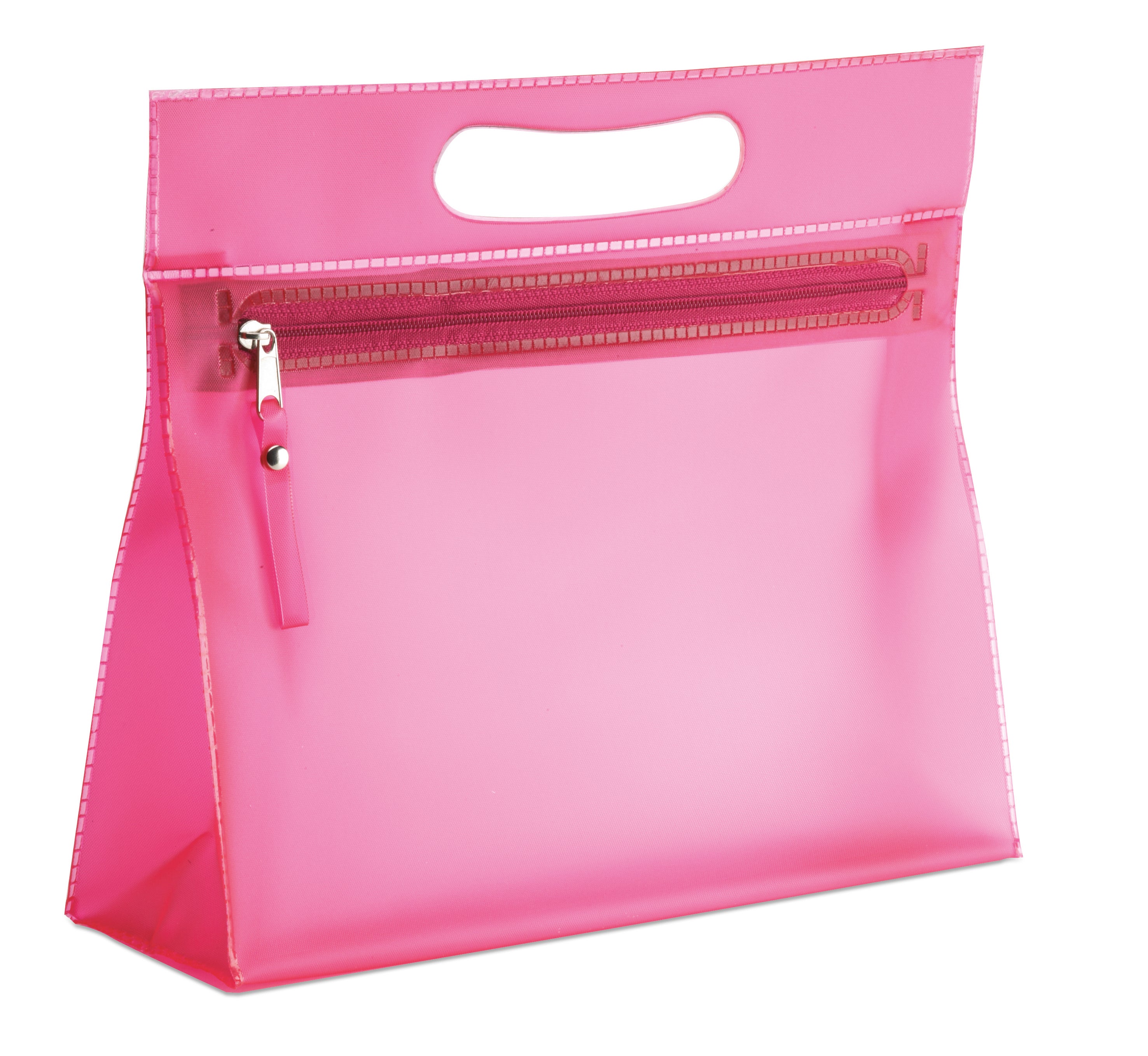 Moonlight Transparent PVC Cosmetic Pouch with Zipper