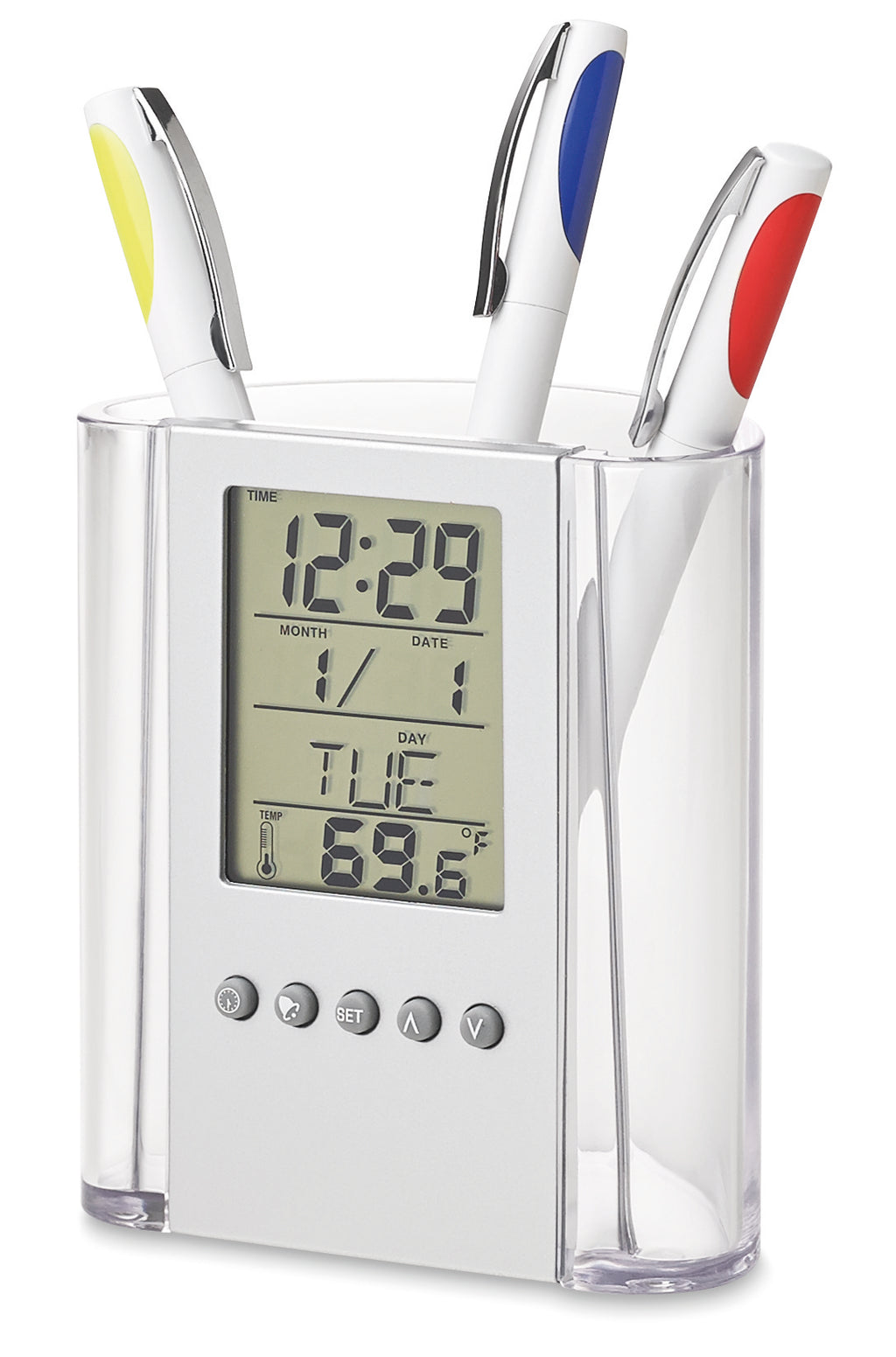 PRODIGY Multifunctional Desk Pen Holder with Calendar