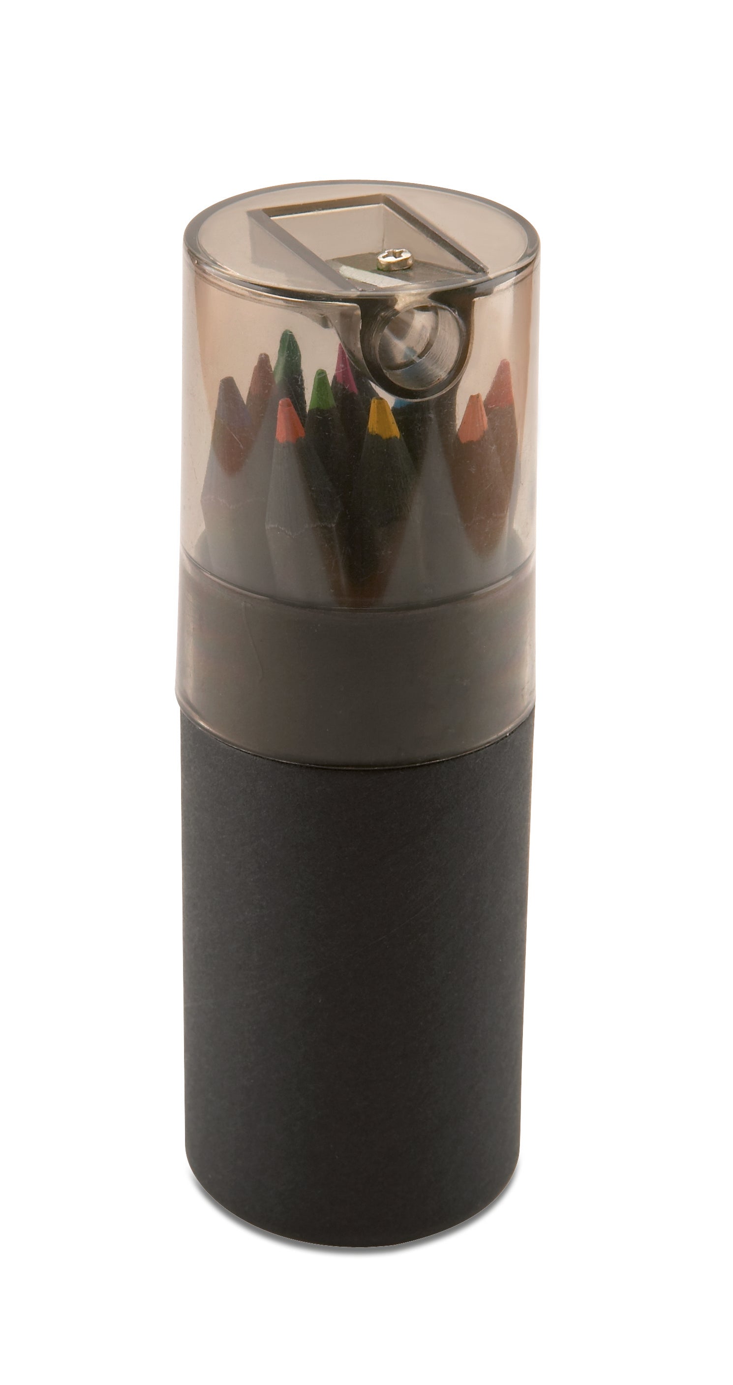 BLOCKY Black Colouring Pencil Set with Sharpener