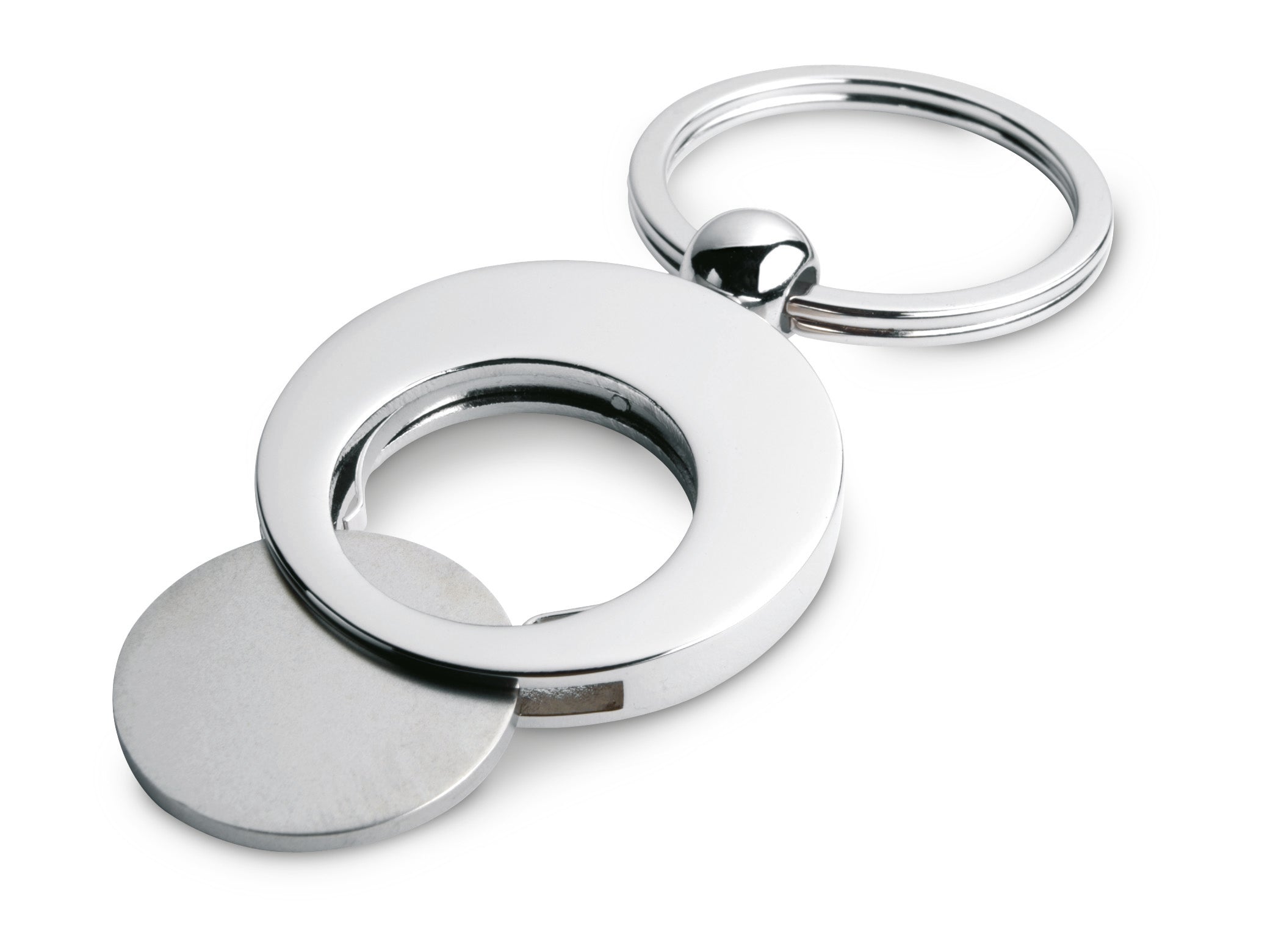 Euring Metal Key Ring with Trolley Token