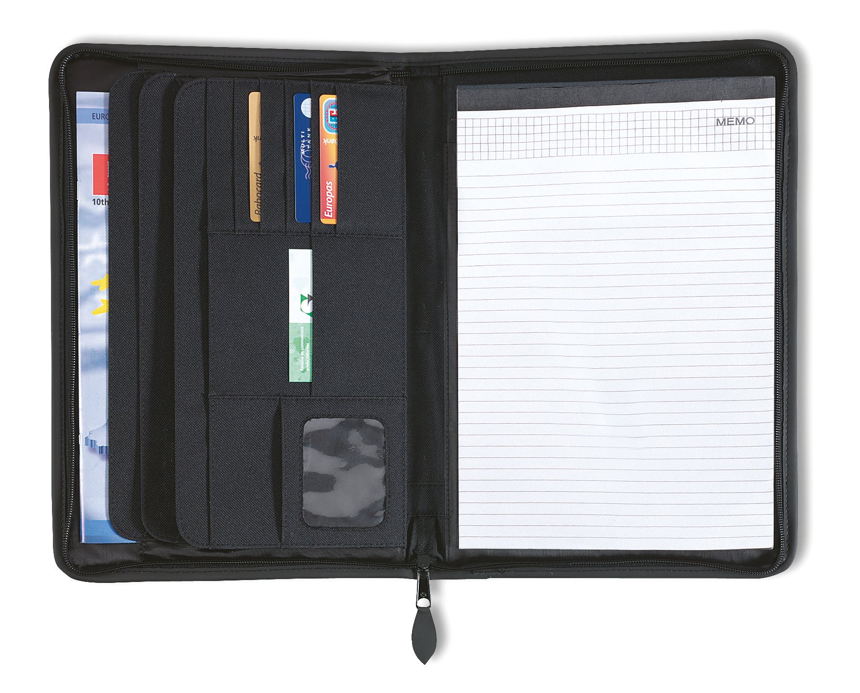PRIME A4 Zipped Conference Folder with Notepad