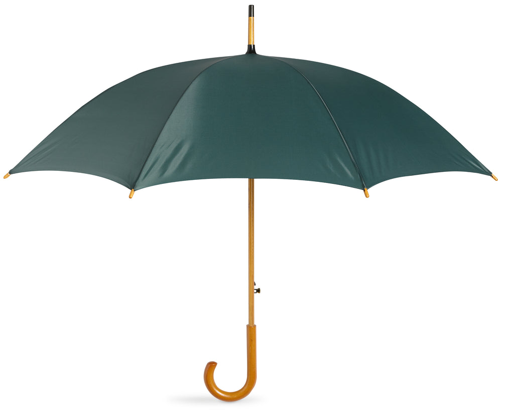 CUMULI 23 Inch Auto Open Wooden Umbrella