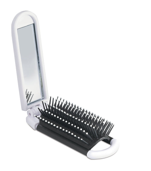 ALWAYS Foldable Hairbrush with Mirror