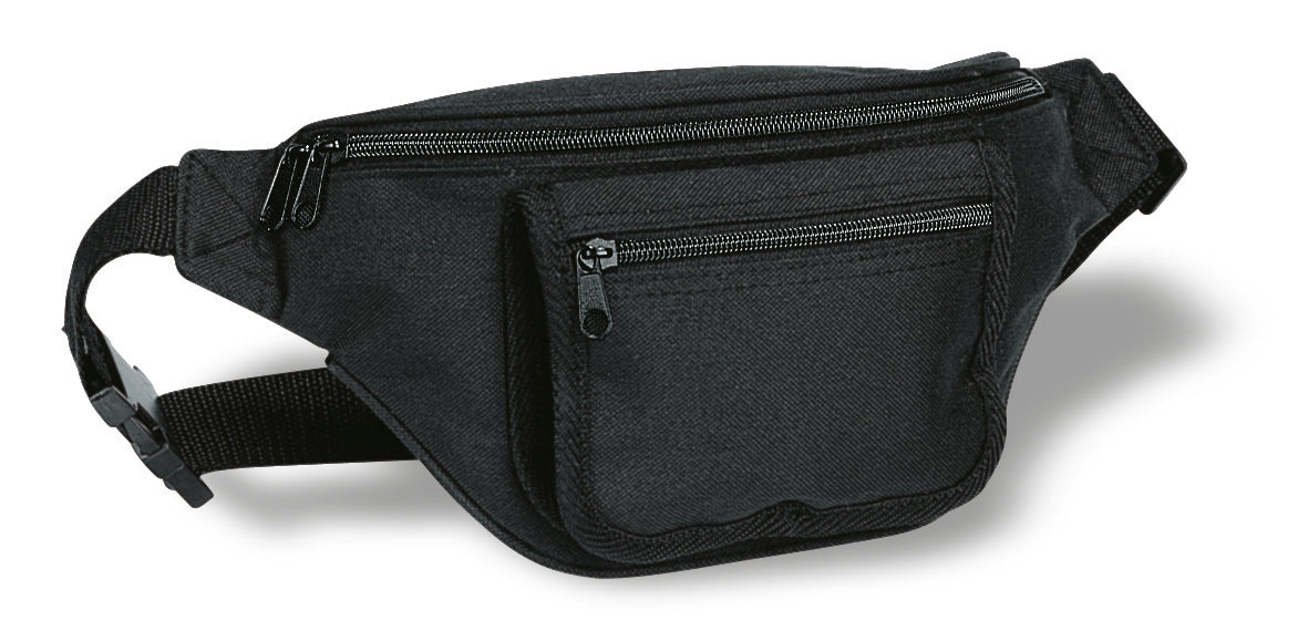 FRUBI 600D Polyester Waist Bag with Pockets