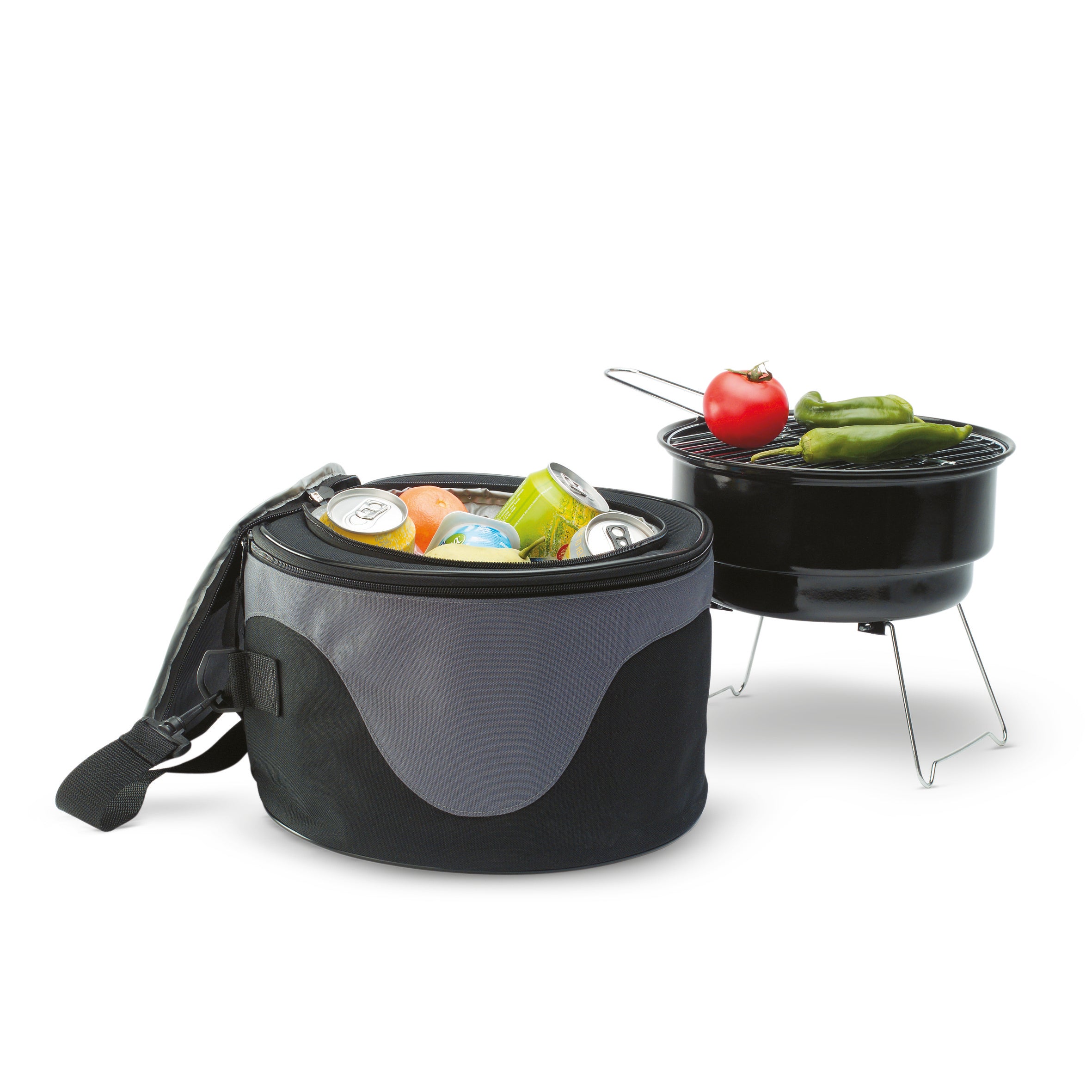 DONAU Barbecue Cooler Bag with Metal Grill