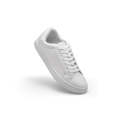 Blancos White PU Lightweight Sneakers Size 40