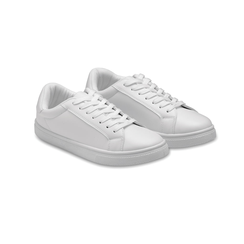 Blancos White PU Lightweight Sneakers Size 40