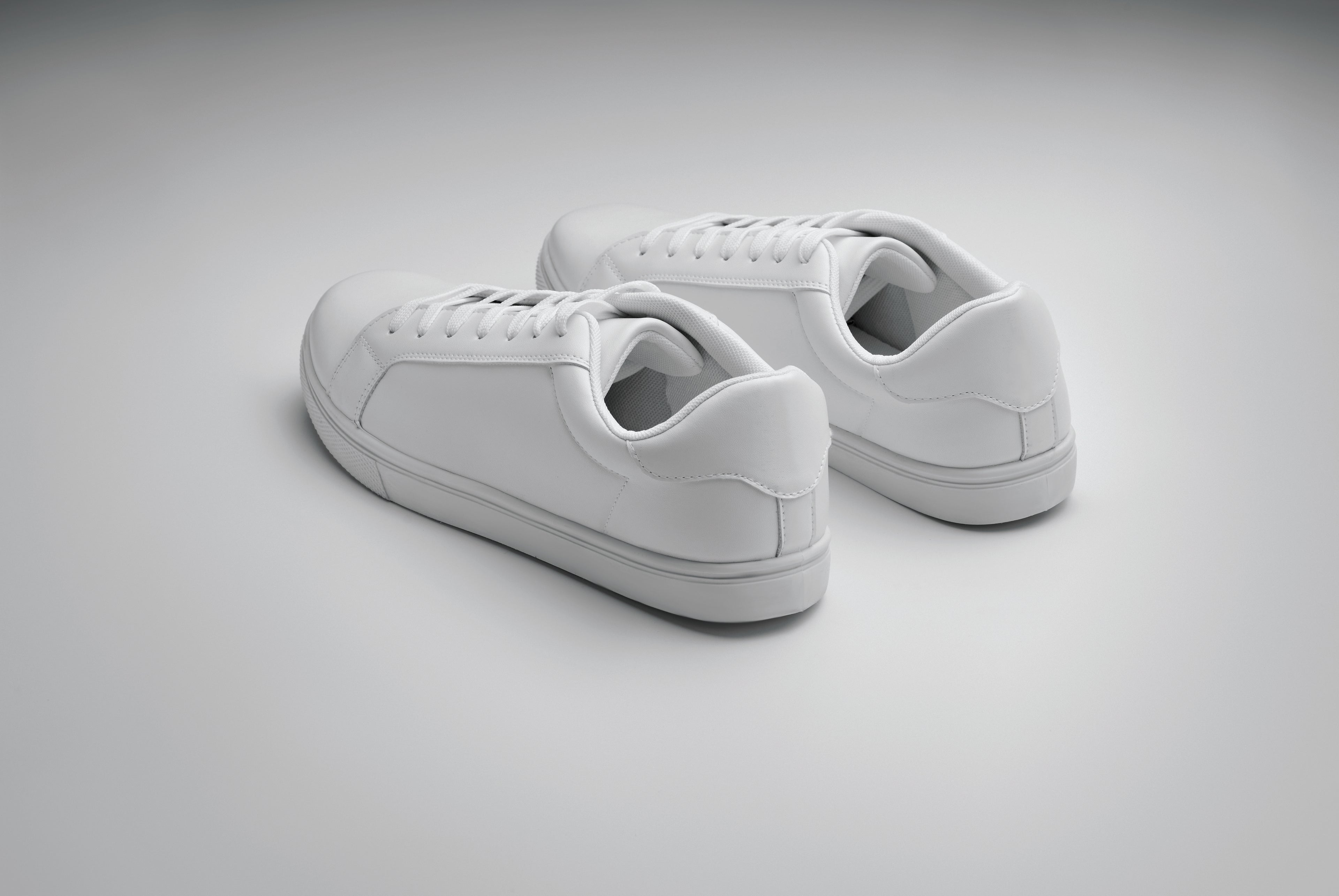 Blancos White PU Sneakers Size 44
