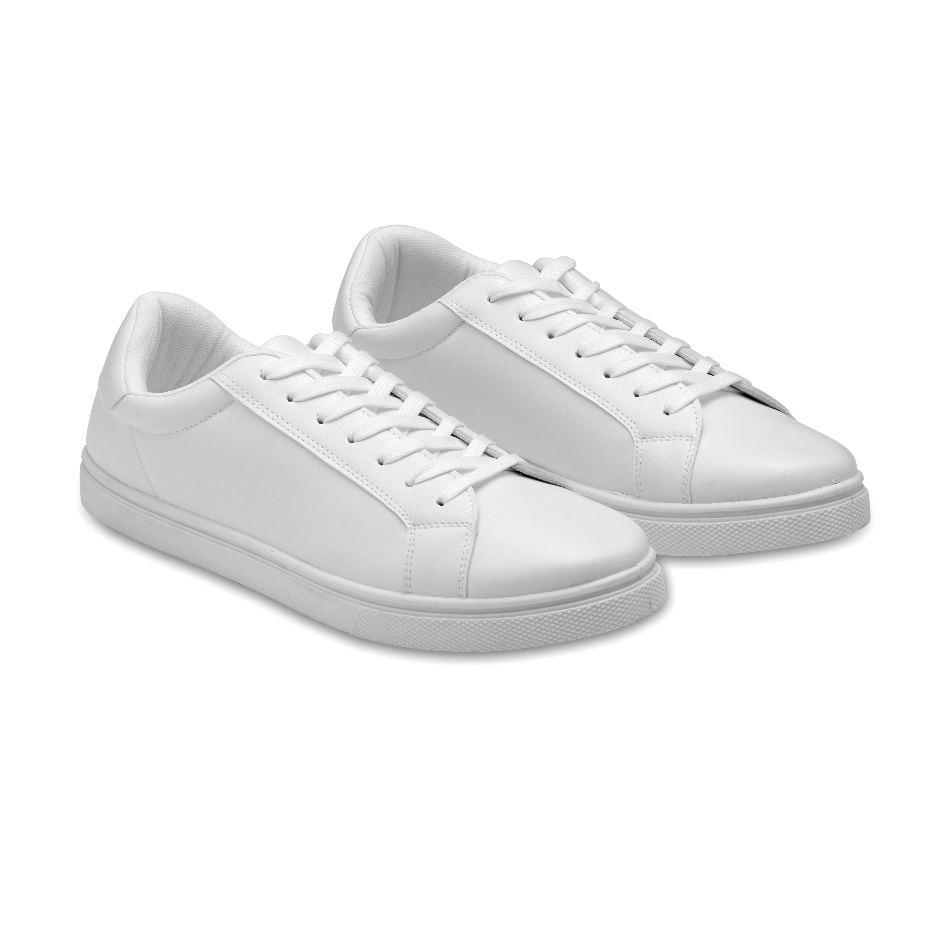 Blancos White PU Sneakers Size 44