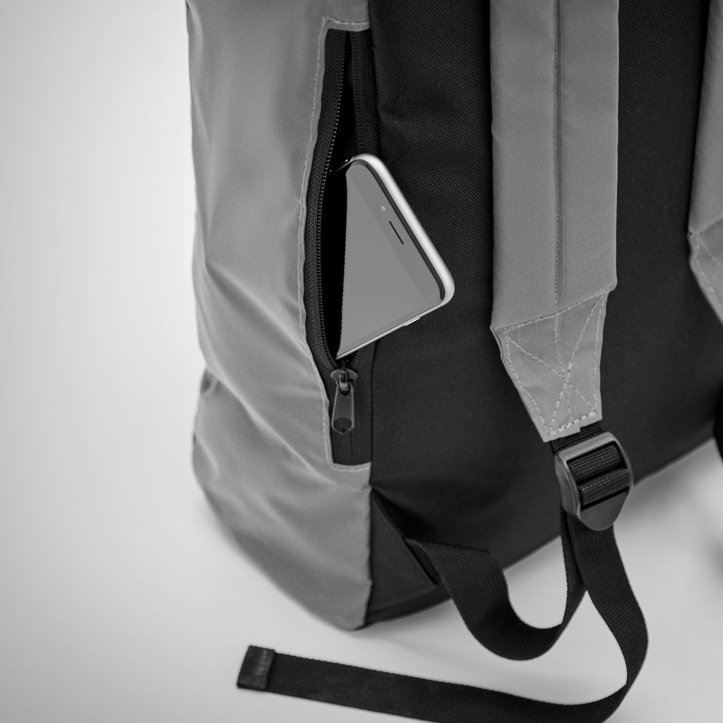 Bright Rollpack 15-Inch Reflective Laptop Backpack
