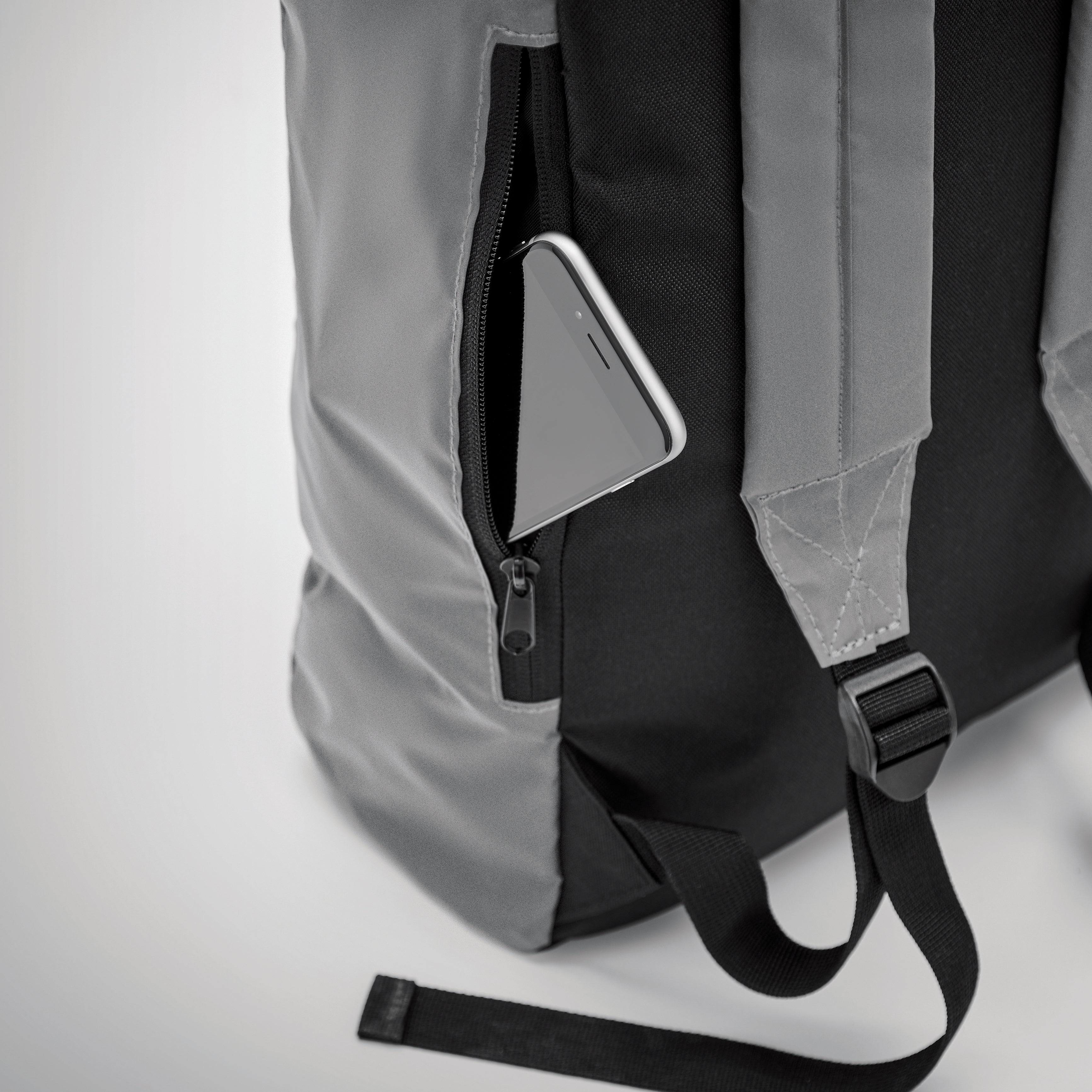 Bright Rollpack 15-Inch Reflective Laptop Backpack