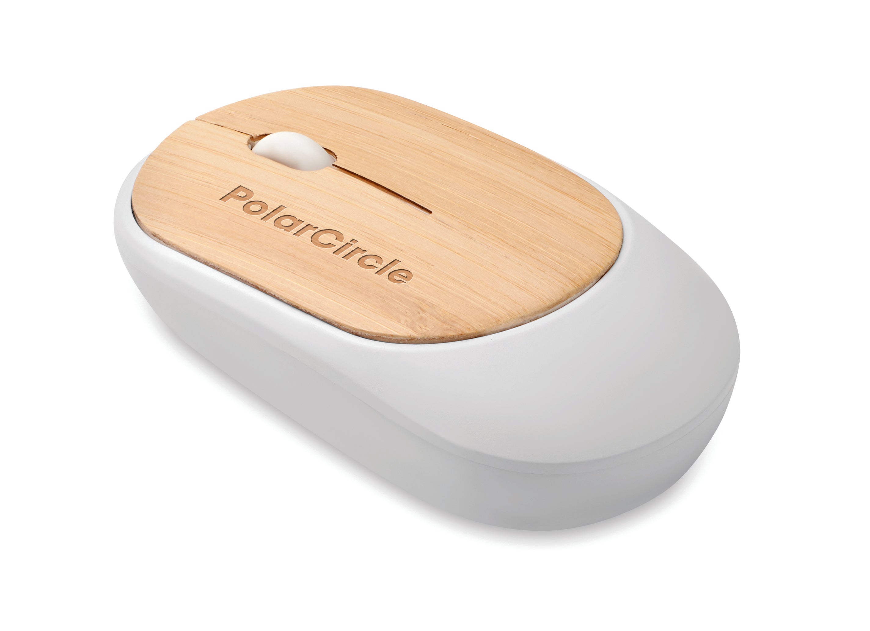 Curvy Bam Wireless Mouse in Bamboo
