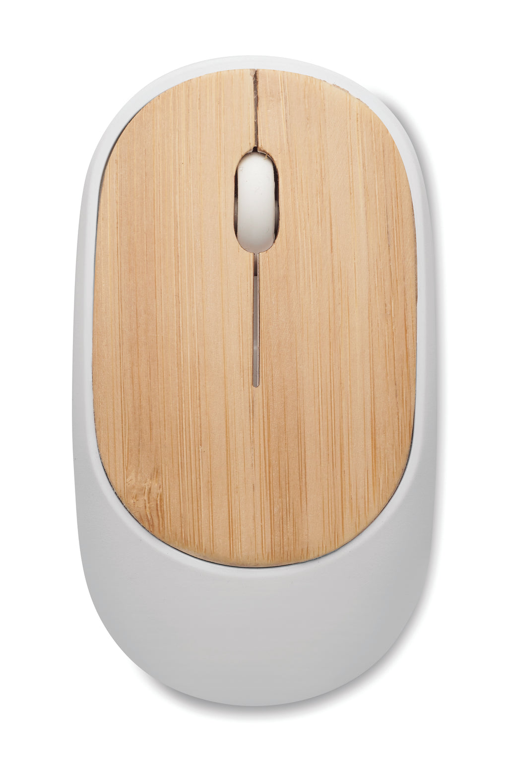 Curvy Bam Wireless Mouse in Bamboo
