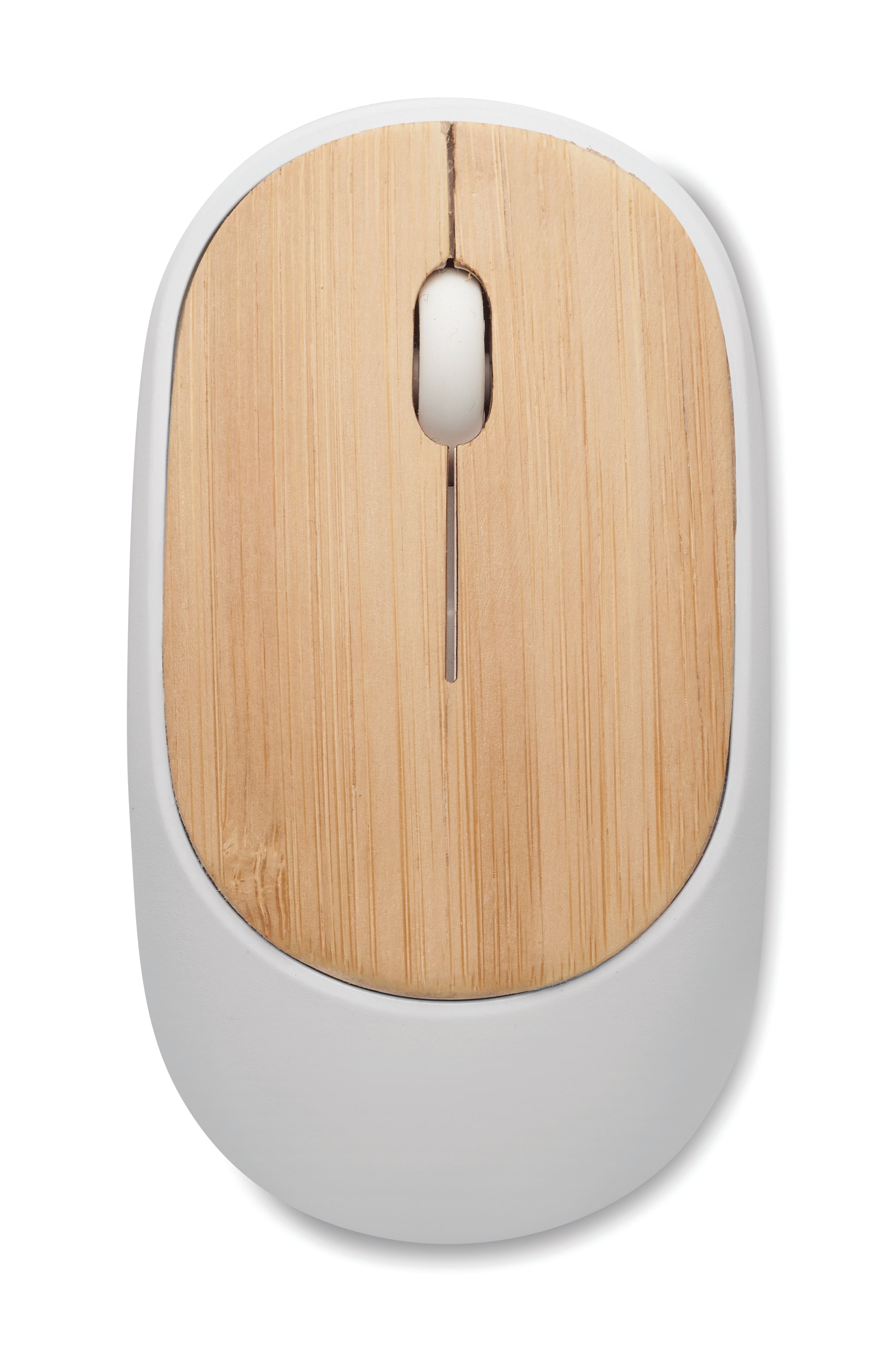 Curvy Bam Wireless Mouse in Bamboo