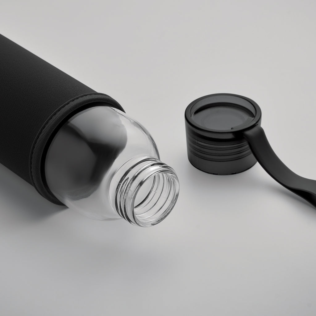 EBOR Recycled Glass Bottle with Neoprene Pouch 500ml