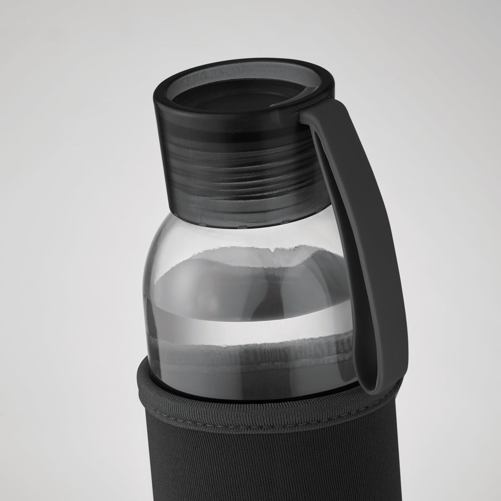EBOR Recycled Glass Bottle with Neoprene Pouch 500ml