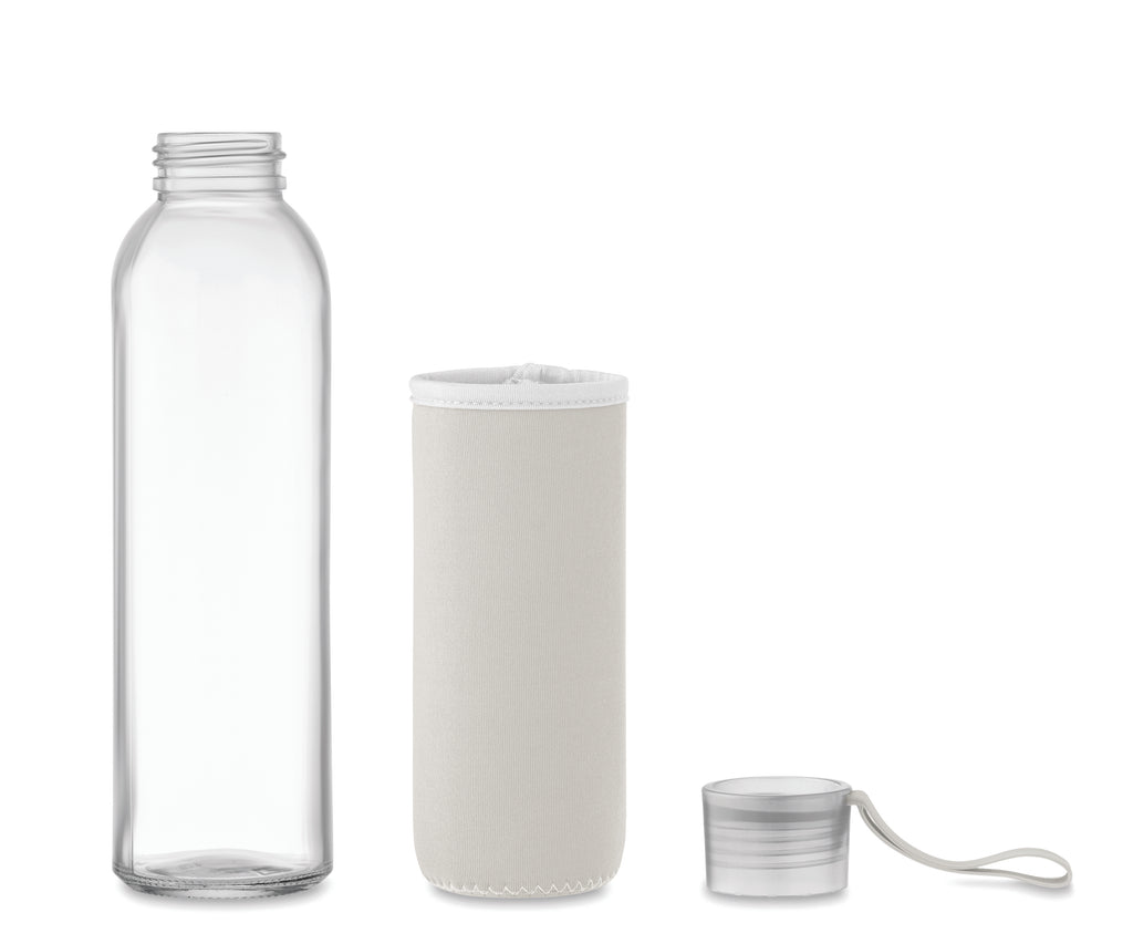 EBOR Recycled Glass Bottle with Neoprene Pouch 500ml