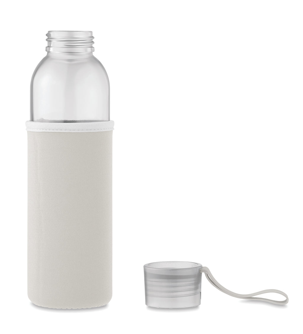 EBOR Recycled Glass Bottle with Neoprene Pouch 500ml