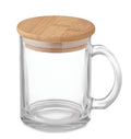 Celestial Recycled Glass Mug with Bamboo Lid