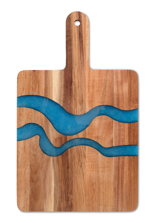 AZUUR Acacia Wood Serving Board with Handle