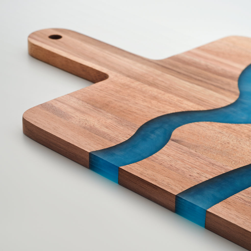 AZUUR Acacia Wood Serving Board with Handle
