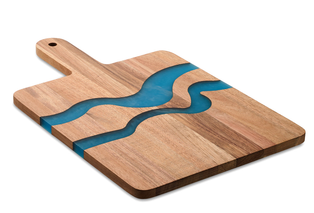 AZUUR Acacia Wood Serving Board with Handle