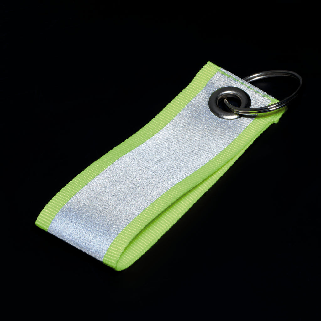 REFLEKEY Reflective Polyester Key Ring for Branding