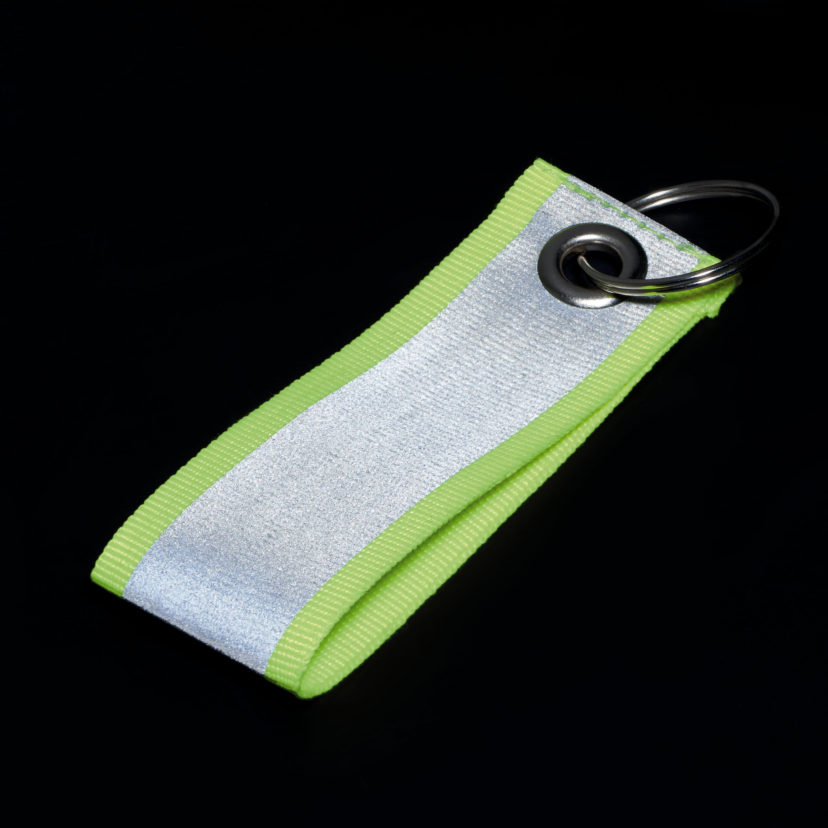 REFLEKEY Reflective Polyester Key Ring for Branding