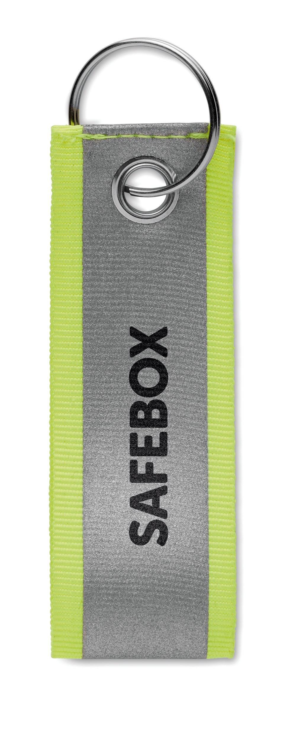 REFLEKEY Reflective Polyester Key Ring for Branding