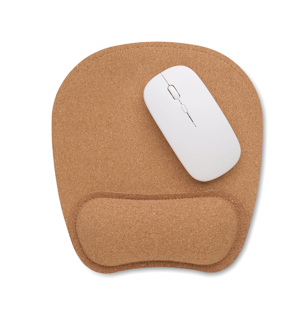 MARBO Ergonomic Cork Mouse Mat with Wrist Support