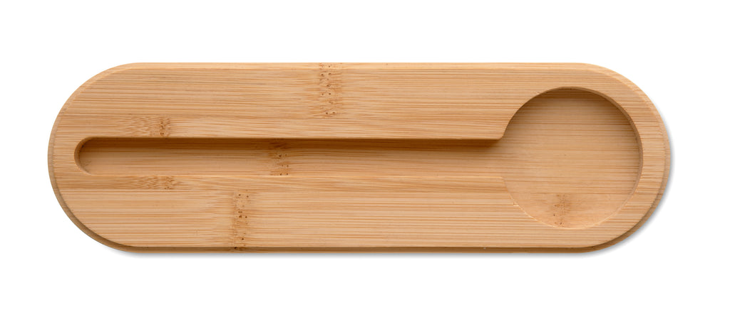 Mile RPET Felt Pencil Case with Bamboo Lid