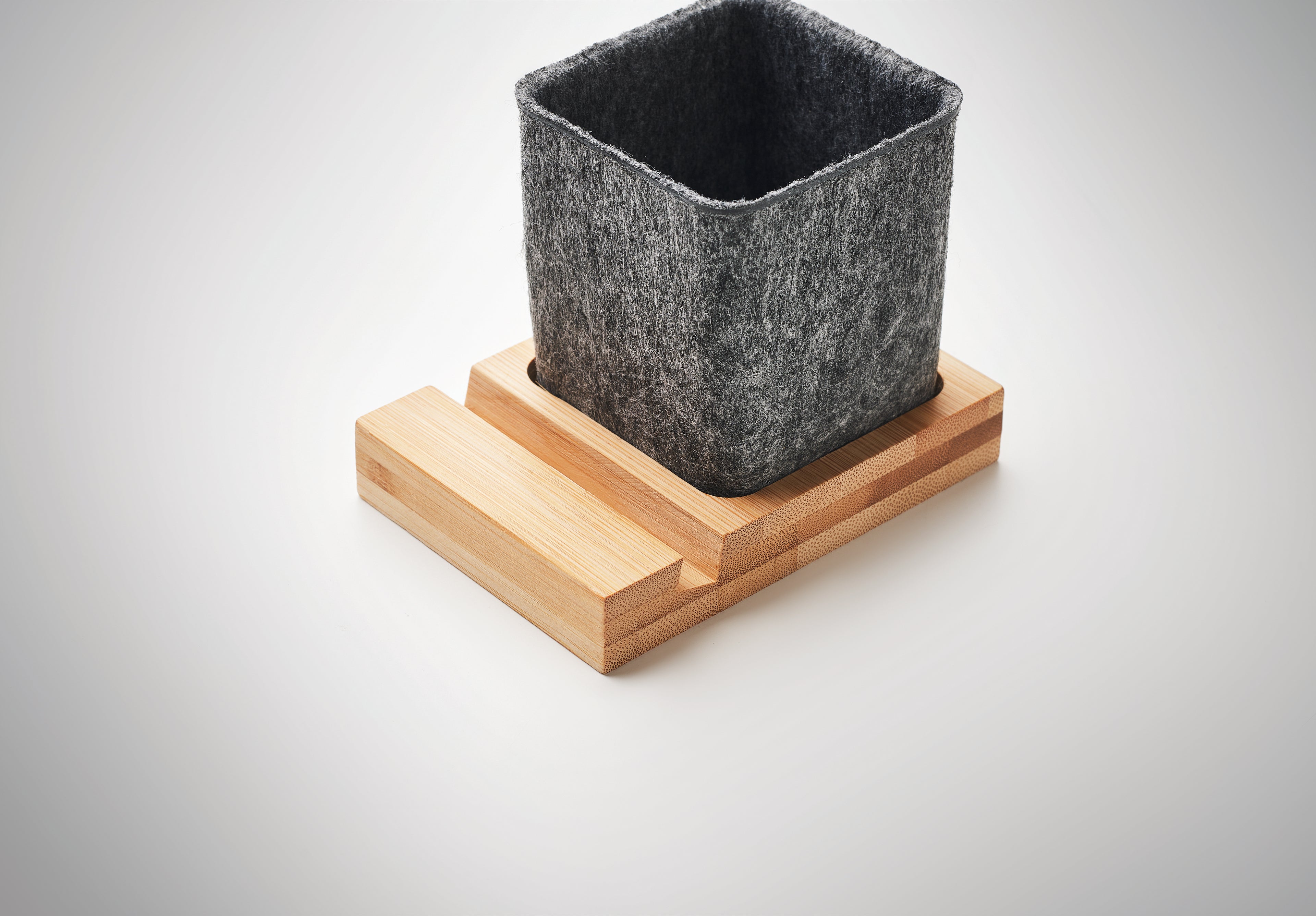 Orostan RPET Felt Desk Organiser with Phone Stand