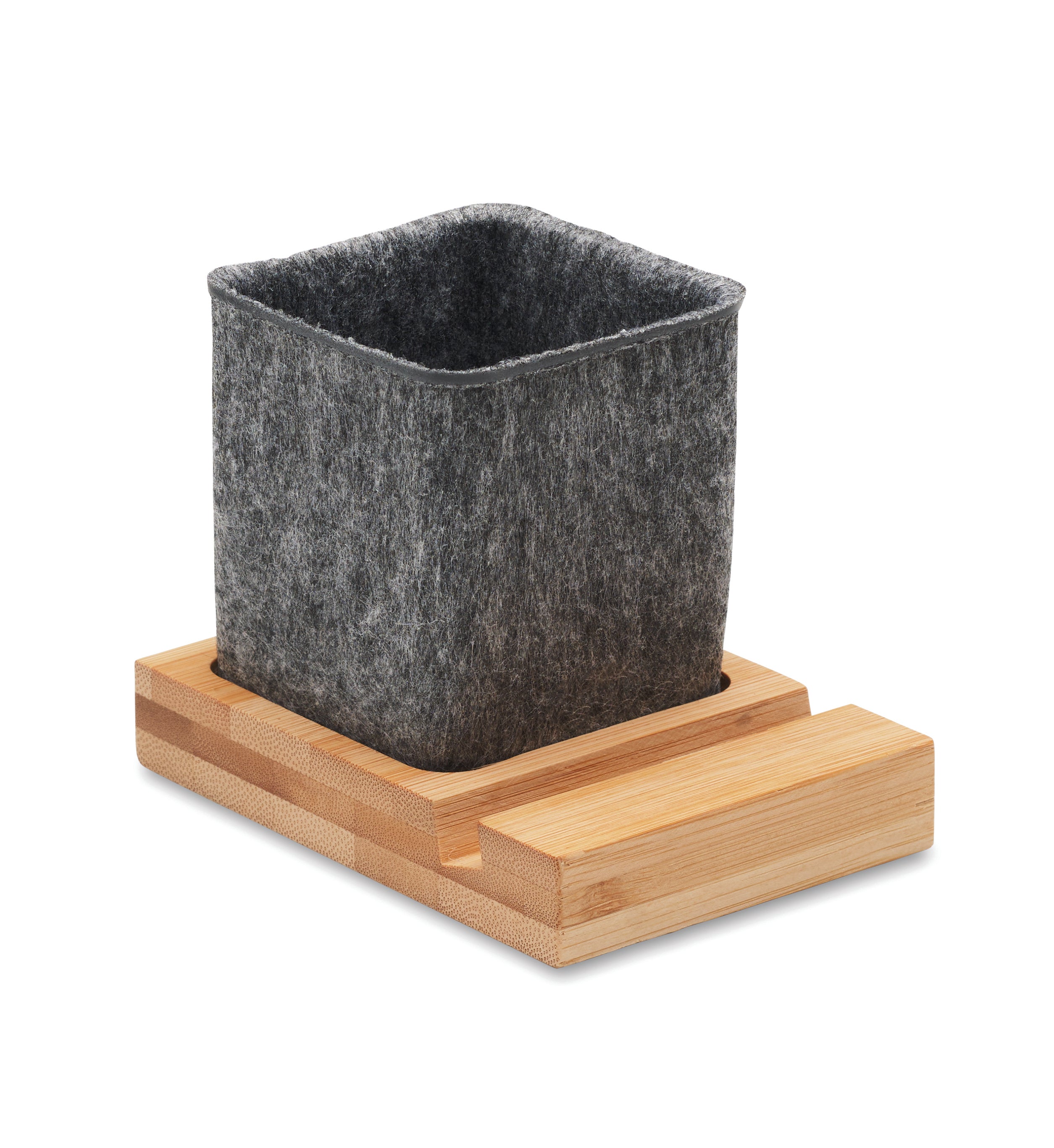Orostan RPET Felt Desk Organiser with Phone Stand