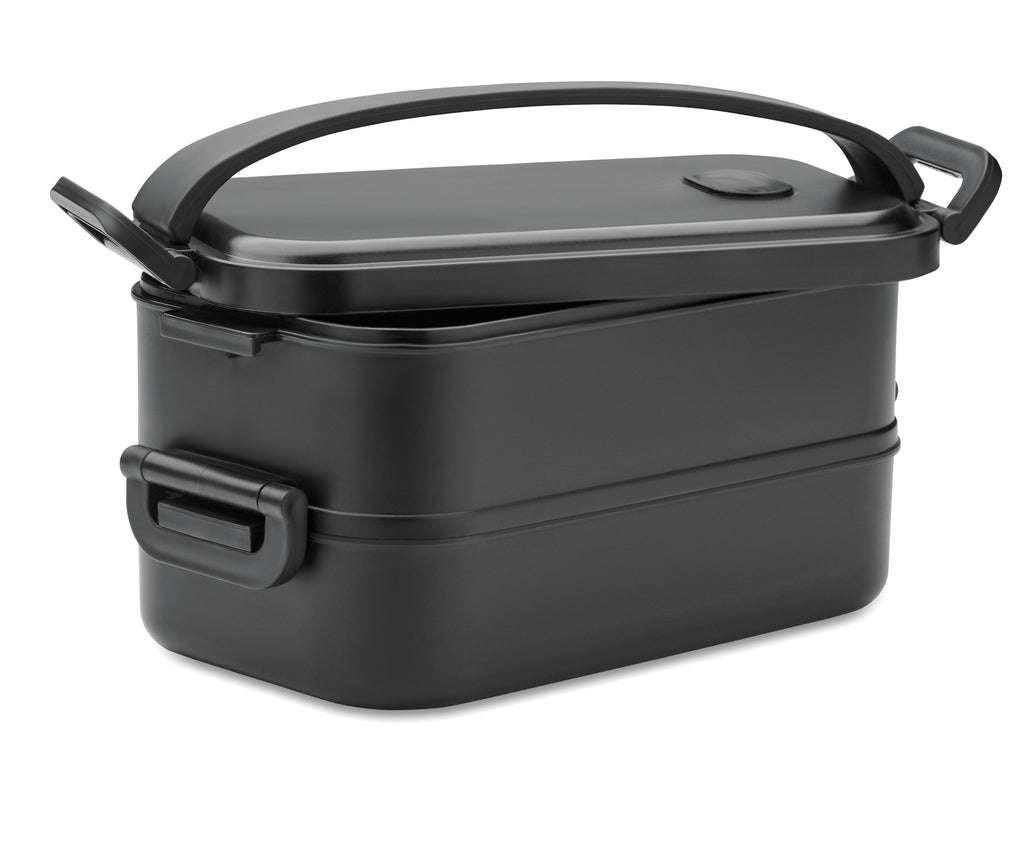 IDOLUNCH Two-Tier PP Lunch Box with Divider