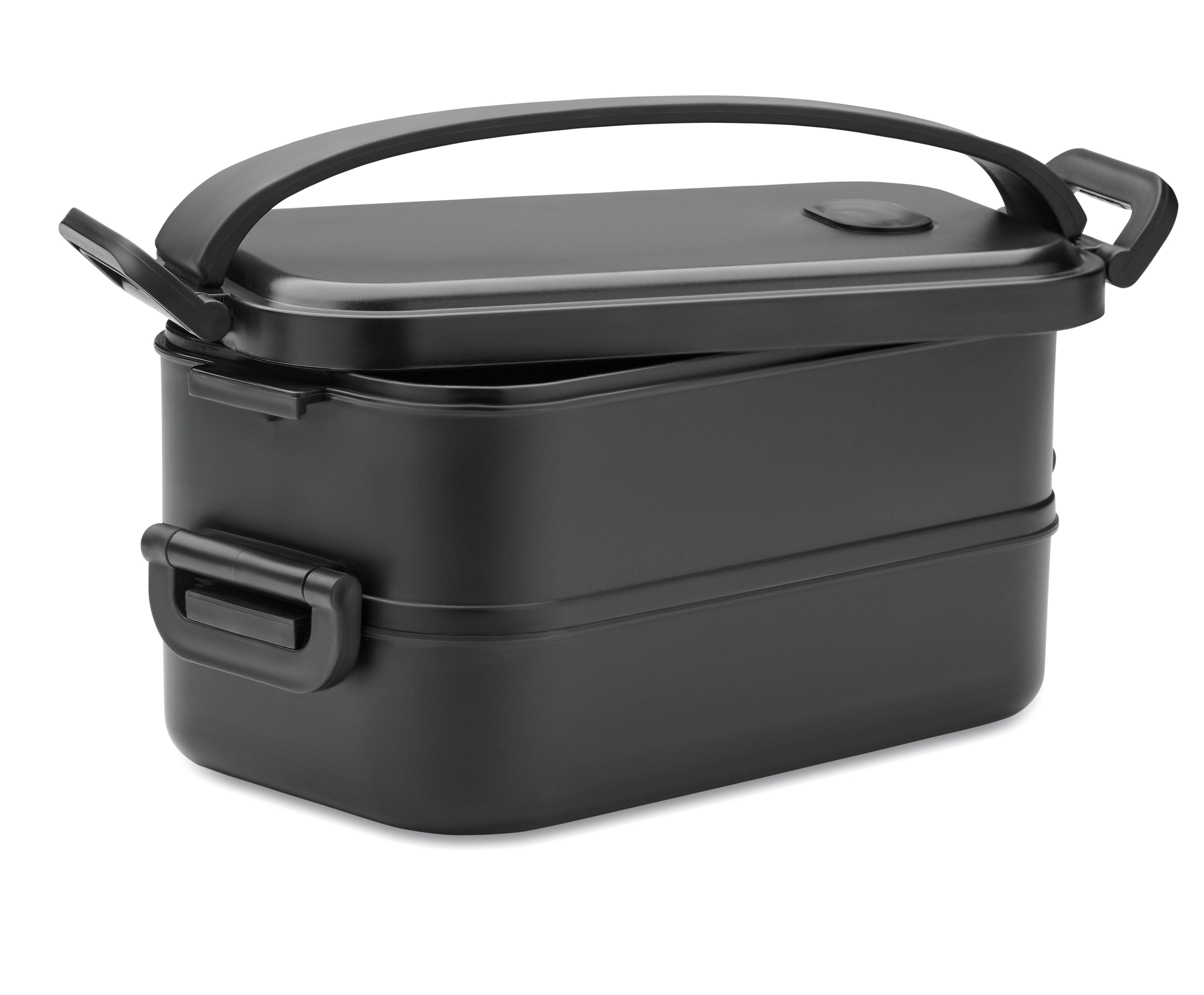 IDOLUNCH Two-Tier PP Lunch Box with Divider