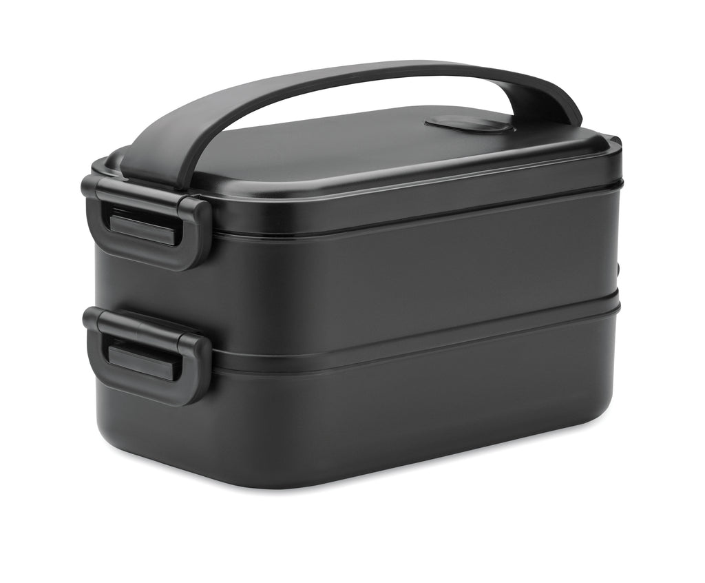 IDOLUNCH Two-Tier PP Lunch Box with Divider