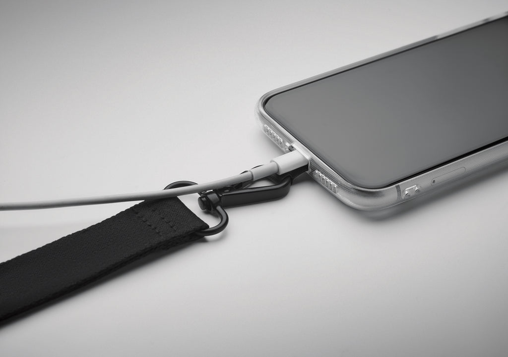 Celeste Polyester Phone Wrist Strap