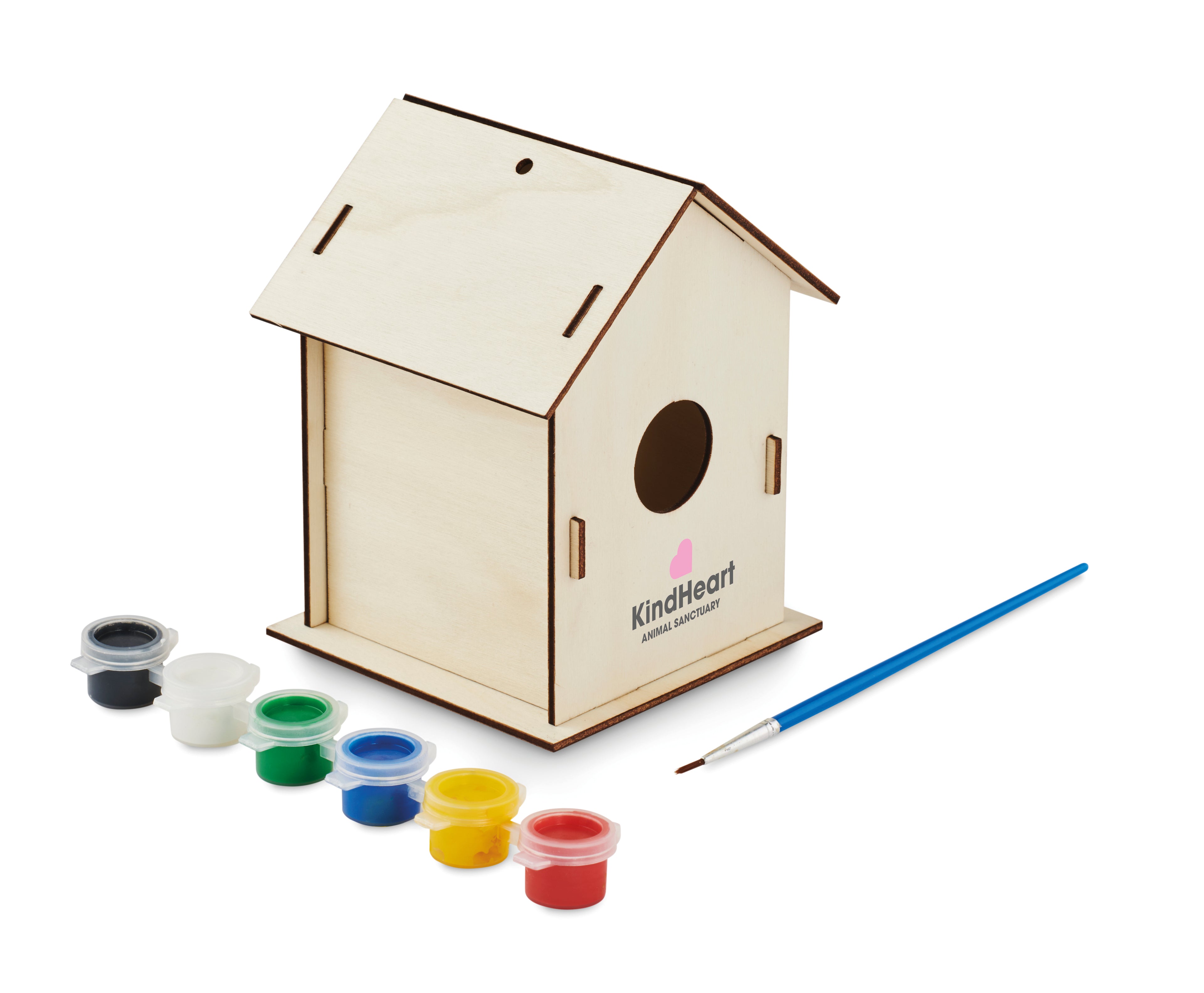 PAINTHOUSE DIY Wooden Bird House Craft Kit