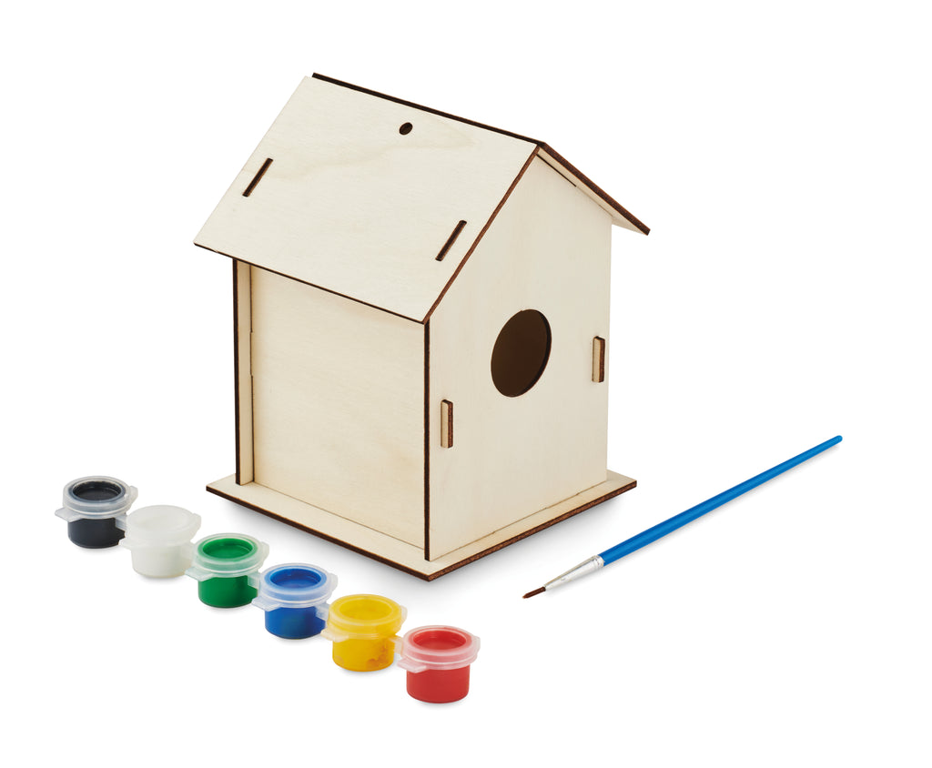 PAINTHOUSE DIY Wooden Bird House Craft Kit