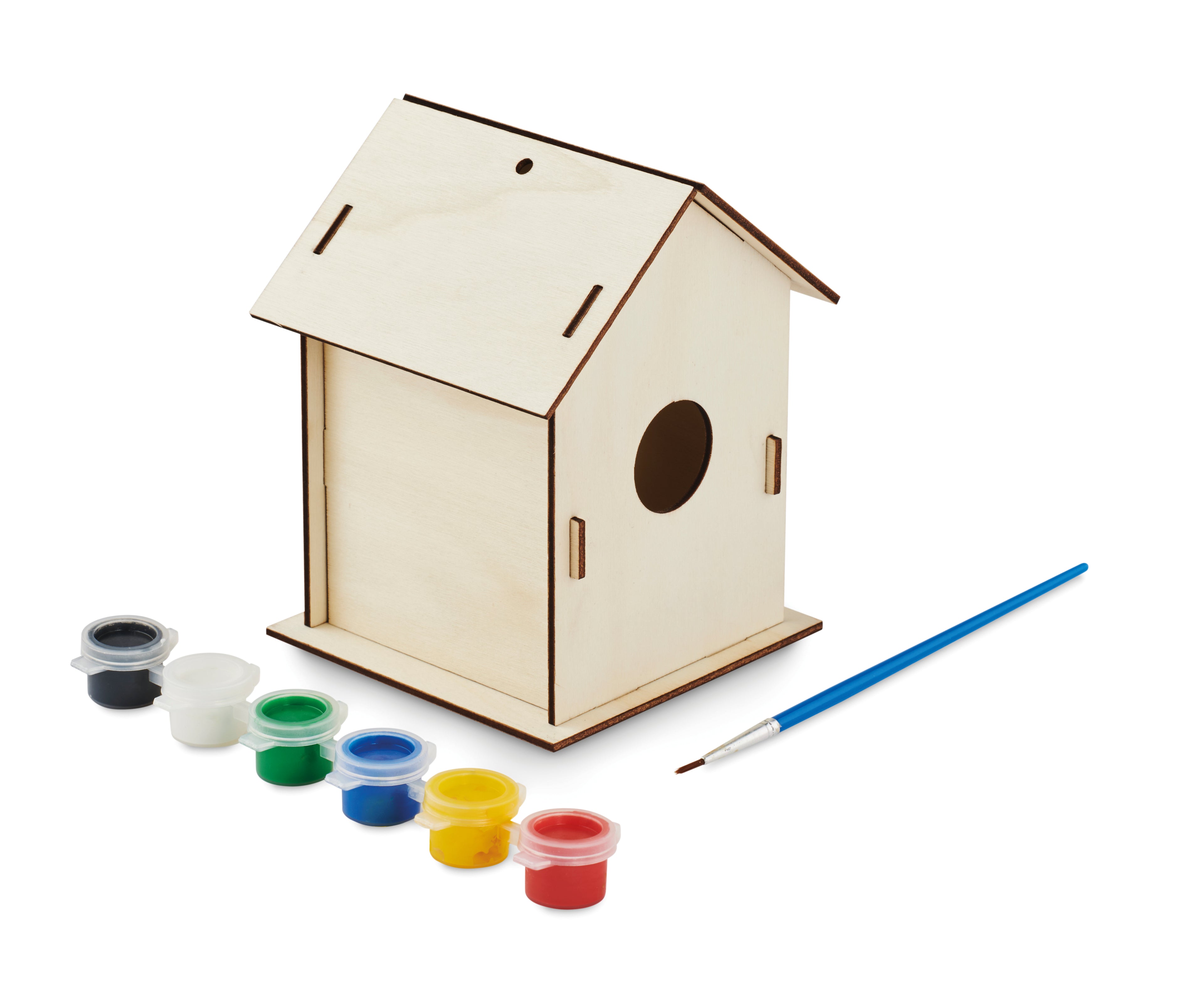 PAINTHOUSE DIY Wooden Bird House Craft Kit