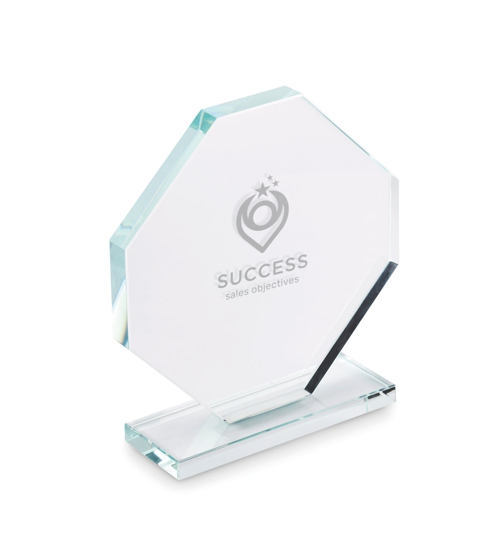 RUMBO Crystal Glass Award Trophy with Gift Box
