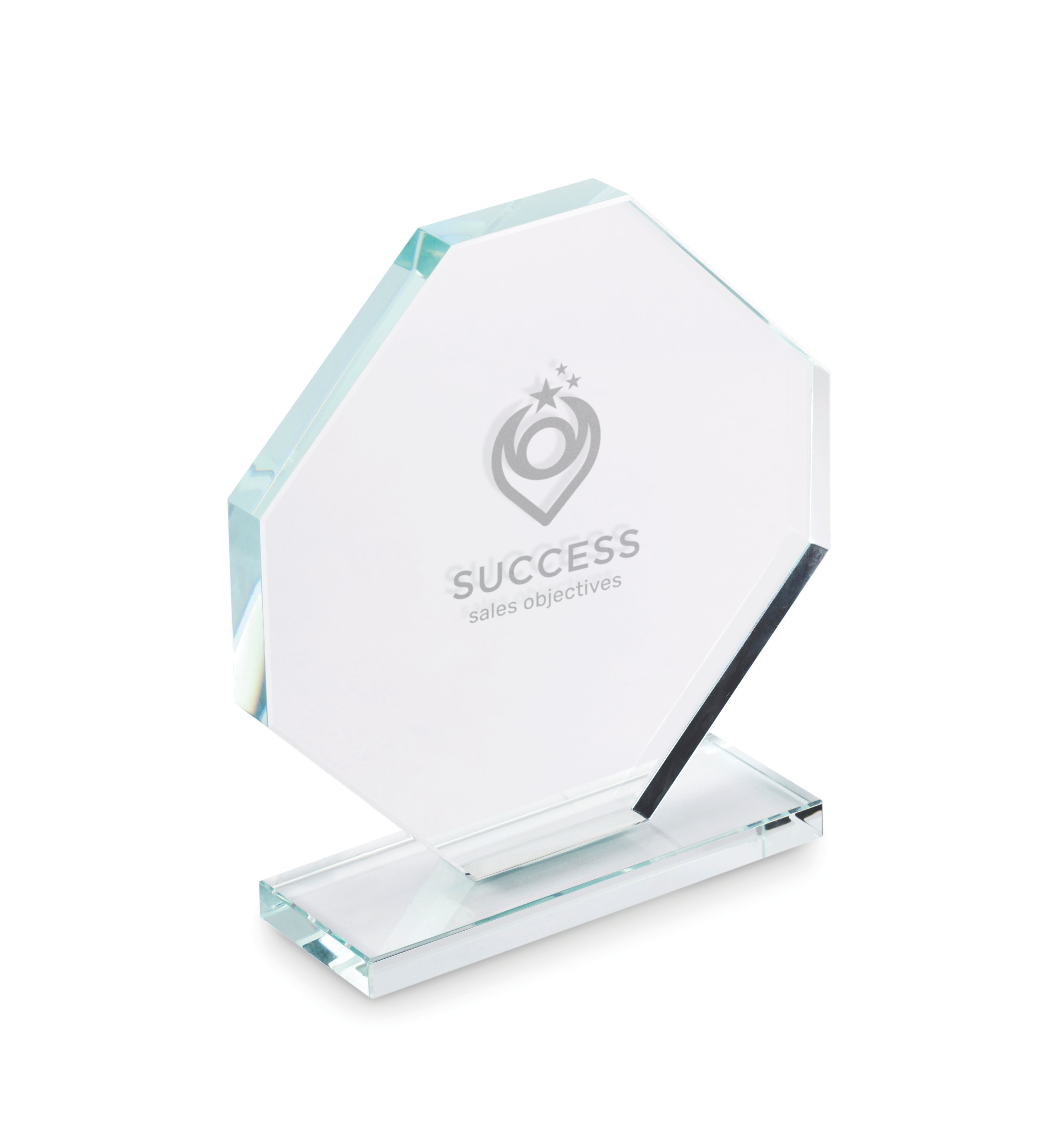 RUMBO Crystal Glass Award Trophy with Gift Box